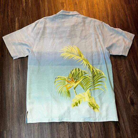 Tommy Bahama Men's MD 100% Silk Tropical Casual Button Down Shirt - Picture 5 of 5